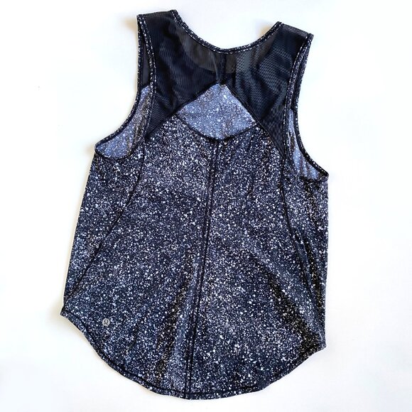 Lululemon Shirt Patterned Sculpt Tank II Mesh Athletic - Picture 4 of 5